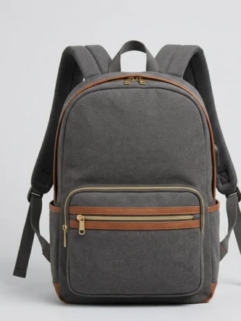 stylish college backpack with multi compartments